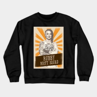 Vintage Aesthetic Rubby Riott Squad Crewneck Sweatshirt